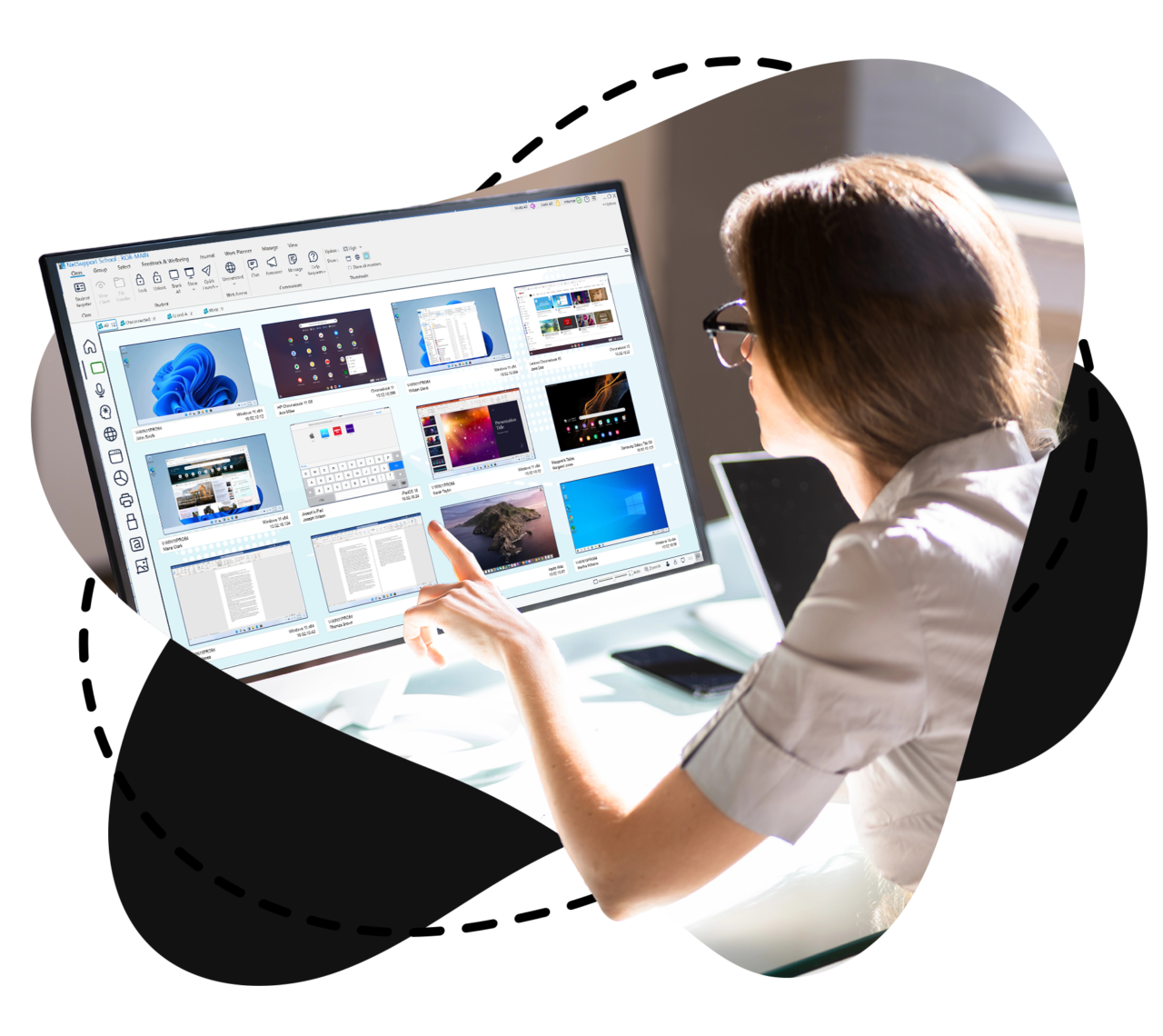Monitor Classroom Image